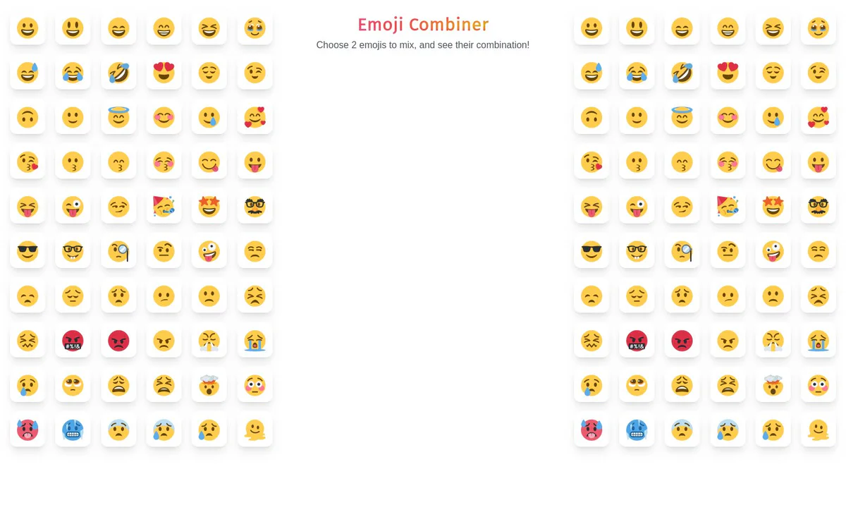 Emoji Combiner