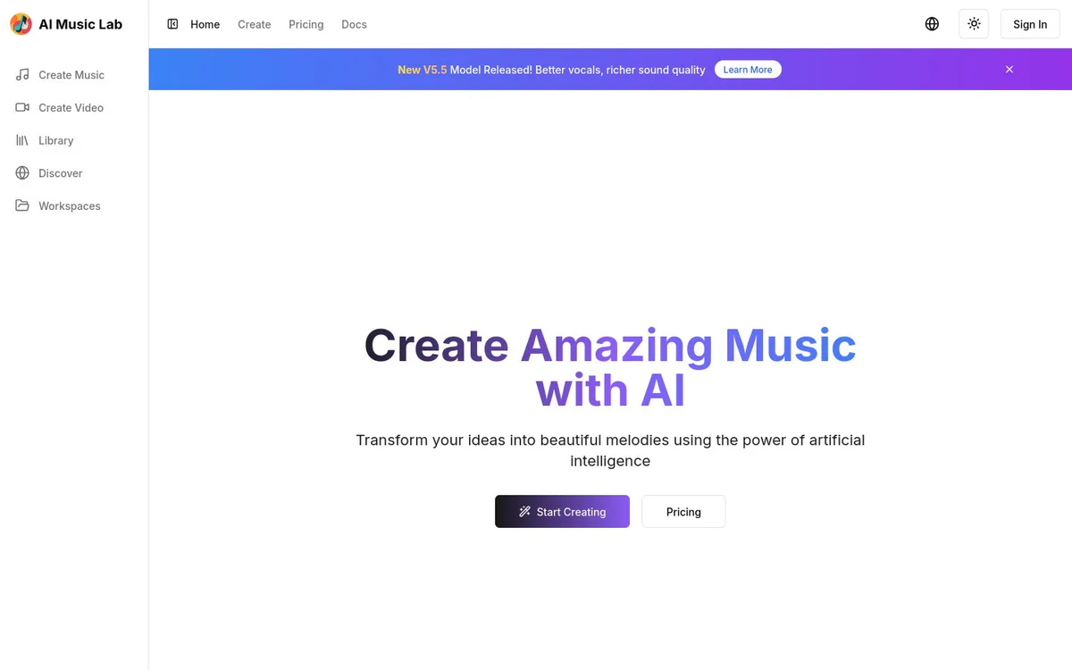 AI Music Lab