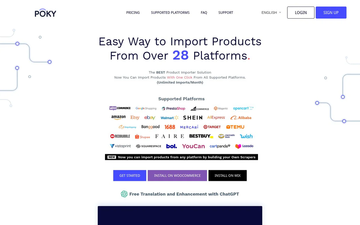 POKY - Product Importer