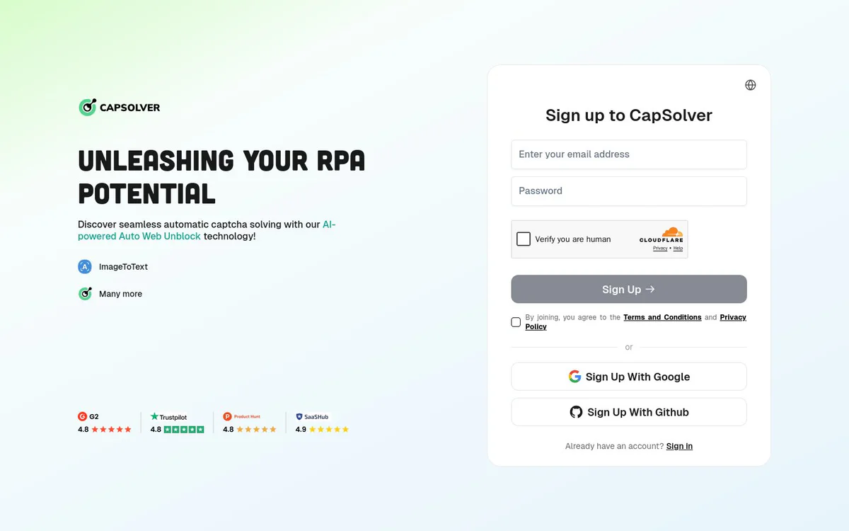 CapSolver - Automatic Captcha Solution Service