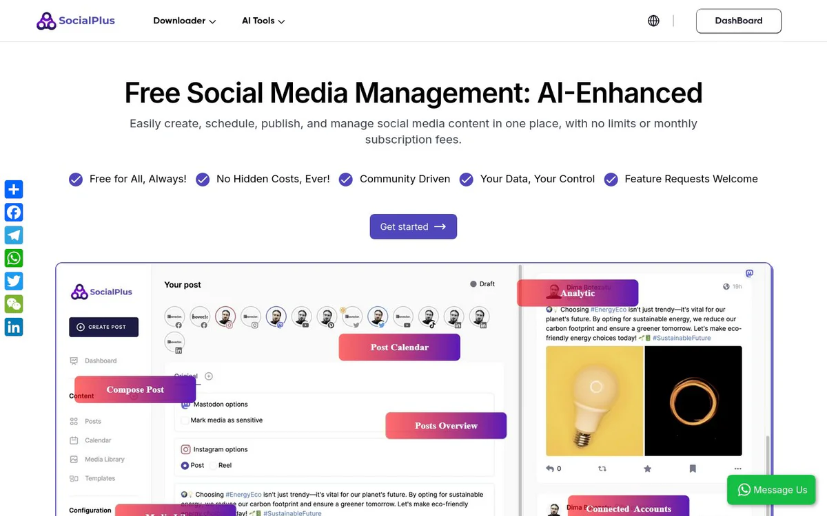 SocialPlus AI