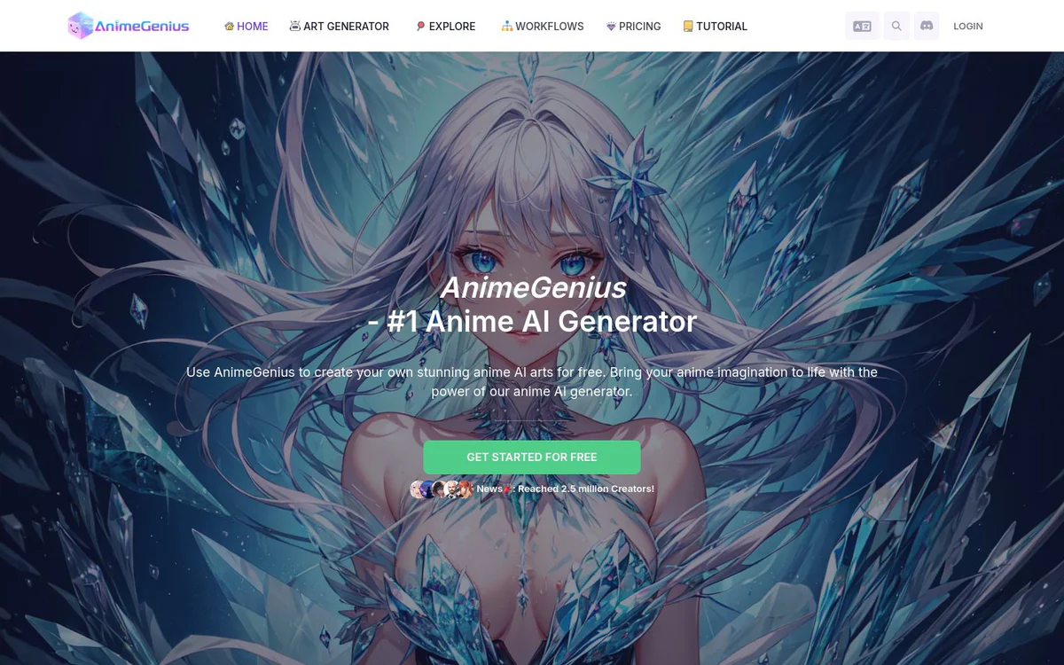 AnimeGenius - Anime AI Generator