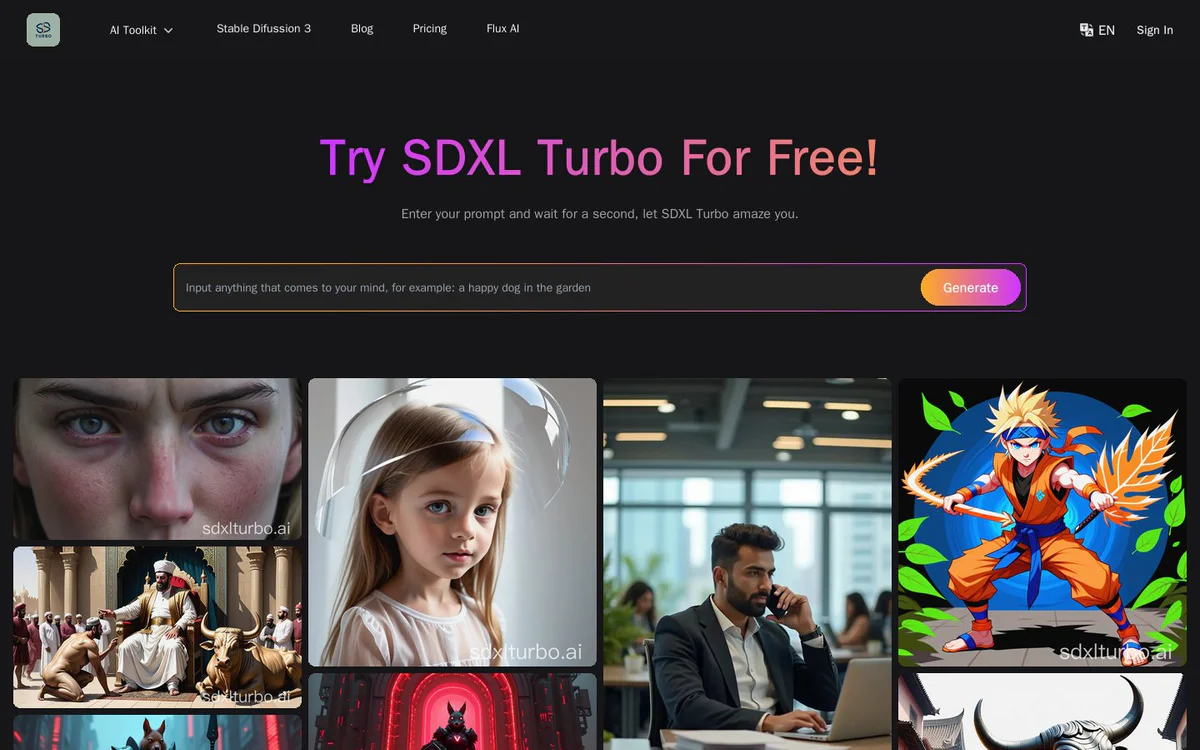 SDXL Turbo