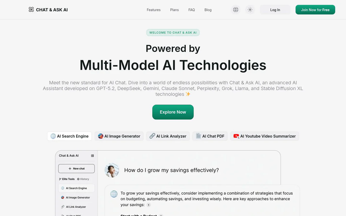 Ask AI - AI Powered Chat Bot Assistant