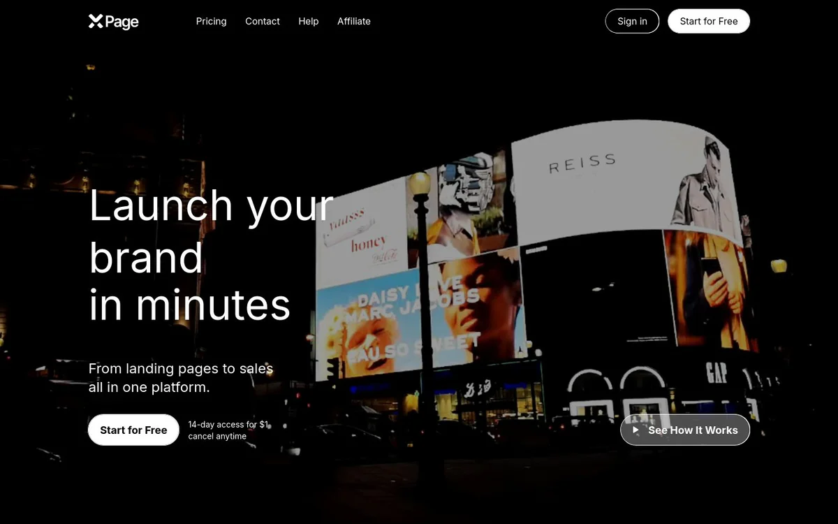 xPage - AI Ecommerce Landing Page Generator