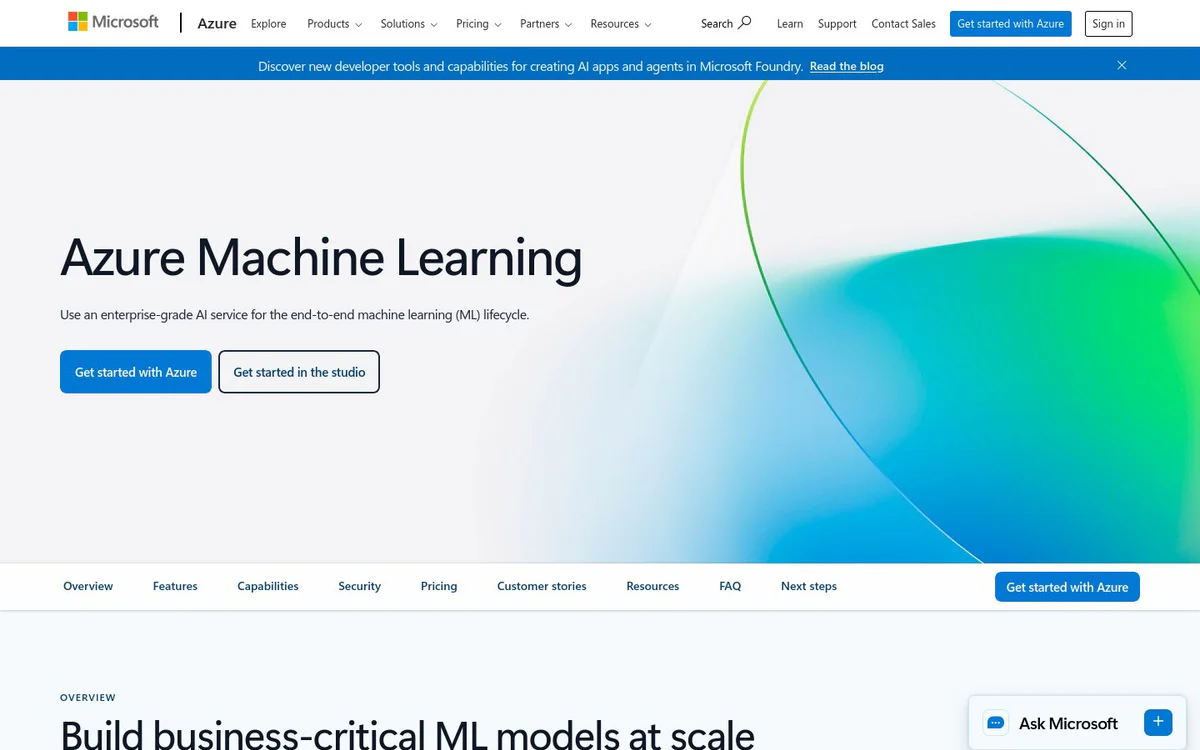Azure Machine Learning