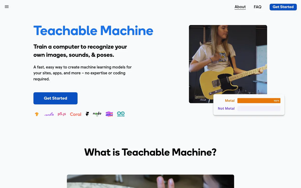 Teachable Machine